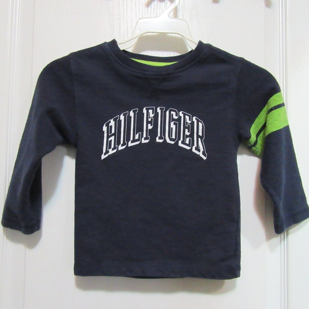 Boys size 2T Long Sleeve Tshirt Tommy hilfiger